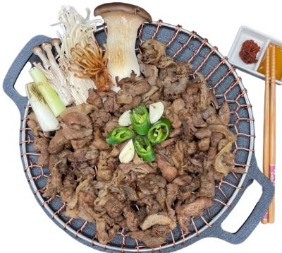 북성로 석쇠불고기 상차림